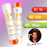 Kit Shampoo e Condicionador Cabelos Normais W UP! Hair